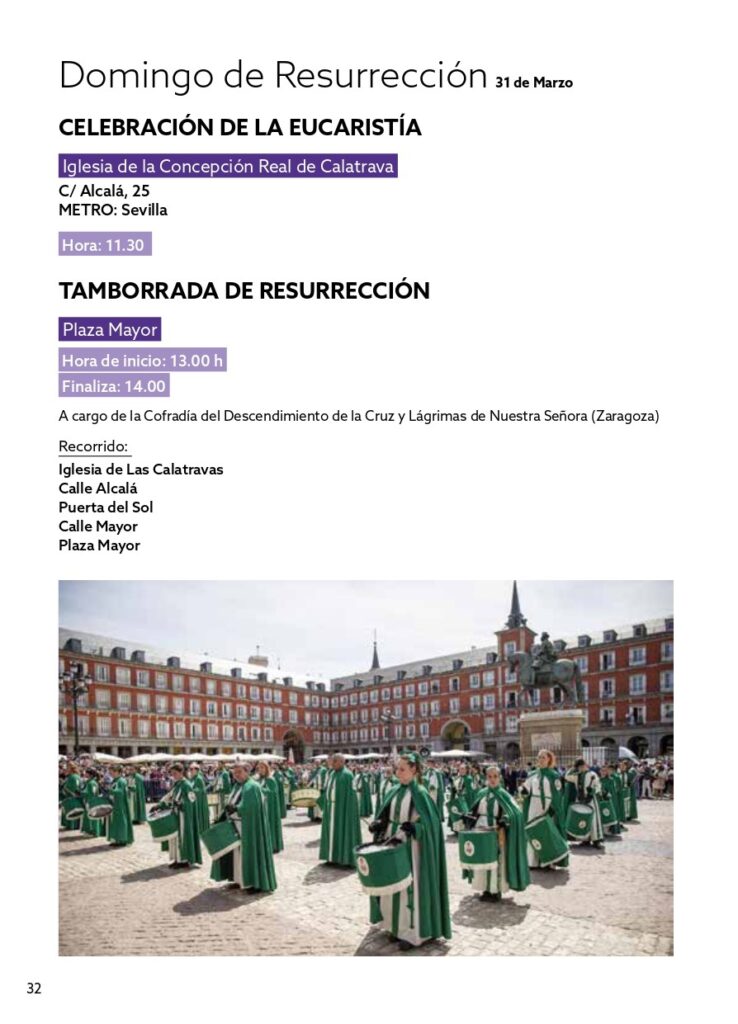 Procesión Domingo Resurrección Madrid 2024